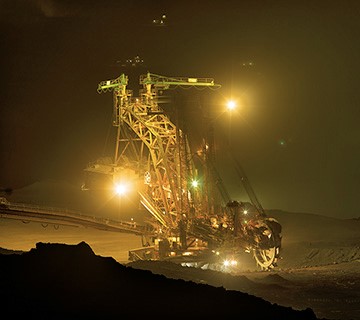 Bilina brown coal mine