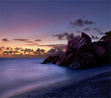 Seychelles at dusk